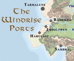 Карта Портов Восходящего Ветра
