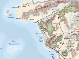 Карта Севера Побережья Мечей