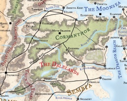 Карта Долин