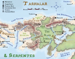 Карта Ташалара от Маркустая