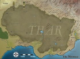 Карта Тара (на англ.яз.)